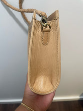 Load image into Gallery viewer, Bembien Tan Leather Woven crossbody Purse
