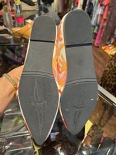 Load image into Gallery viewer, Vivaia Orange &amp; White bow detail Flats Shoe, Size 41
