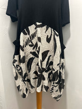 Load image into Gallery viewer, LUUKAA Black &amp; White Blend Parachute NWT Dress
