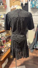 Load image into Gallery viewer, Veronica Beard Black Eyelet Cotton fit &amp; flare Dress, Size 4
