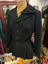 Load image into Gallery viewer, Junya Watanabe X Comme Des Garcons Black wool &amp; cupra back bustle Blazer
