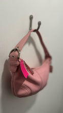 Load image into Gallery viewer, Coach Pink Leather Logo Size Small shoulder Purse
