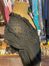 Load image into Gallery viewer, Ulla Johnson Black Silk Textured Short sleeve Top, Size 4
