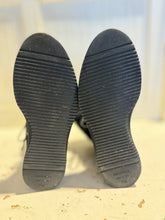 Load image into Gallery viewer, Aquatalia Black sherpa lined ankle boot, Size 7.5
