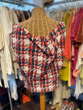 Load image into Gallery viewer, Marni red, white, blue Print Sleeveless Top

