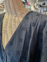 Load image into Gallery viewer, amour vert Black Cotton eyelet NWT! Dress
