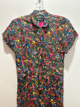 Load image into Gallery viewer, mixed multi color Cotton Blend Floral Short sleeve Jumpsuit
