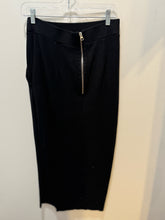 Load image into Gallery viewer, Thom / Krom Black Viscose side pocket Skirt, Size S
