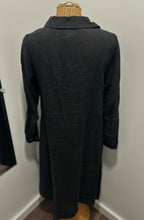 Load image into Gallery viewer, Son de Flor Black Linen button down Maxi Dress, Size L

