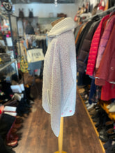 Load image into Gallery viewer, ISABEL MARANT cream &amp; lilac Wool Blend fuzzy Collar Zipper Sweater
