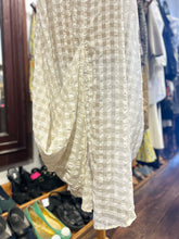 Load image into Gallery viewer, Dress to Kill Beige Gingham Sleeveless sheer Dress
