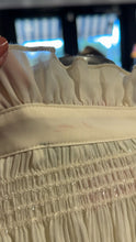 Load image into Gallery viewer, Rich Radi Q's bone w/sparkle blouse, Size M
