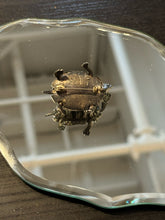 Load image into Gallery viewer, Silver handcrafted Tortoise pin
