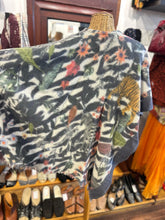 Load image into Gallery viewer, VILAGALLO multicolor Wool Floral layering top poncho style Top, Size One Size
