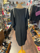 Load image into Gallery viewer, Ulla Johnson Black 100% silk embroidered back Dress, Size 2
