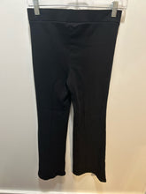 Load image into Gallery viewer, DONNI Black Ribbed Elastic Waist Pant, Size M
