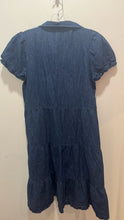 Load image into Gallery viewer, Brochu Walker Navy cotton &amp; linen Button Up Dress, Gently Worn, Size L

