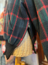 Load image into Gallery viewer, Ralph Lauren red and green Wool Blend Plaid zipper jumper Sweater
