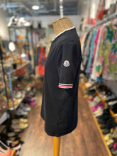 Load image into Gallery viewer, MONCLER Navy/Red/White Cotton trim design Slim Fit Top, Size S
