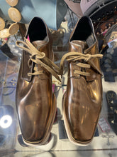 Load image into Gallery viewer, Stella McCartney Gold vegan leather platform Lace Up Shoe, Size 39
