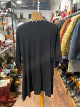 Load image into Gallery viewer, Johnny Was Black &amp; Pink Cotton Floral Short sleeve open neck Top, Size XL
