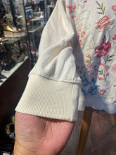 Load image into Gallery viewer, Johnny Was Cream Cotton floral embroidered Sweater, Size S

