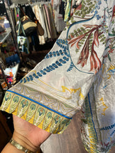 Load image into Gallery viewer, Johnny Was multicolor Silk Floral Longsleeve keyhole Top, Size XL
