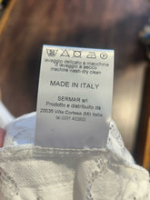 Load image into Gallery viewer, Alessandro Enriquez White Cotton Blend lace duster Top
