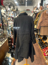 Load image into Gallery viewer, Jumpo Black Poly Button accent Tail Coat, Size 8
