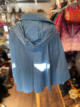 Load image into Gallery viewer, Vertigo Paris denim Cotton Blend Detachable hood Zipper Coat, Size XL
