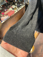 Load image into Gallery viewer, Brunello Cuccinelli Dark Gray Cashmere Blend embellished Signature collar Top, Size M
