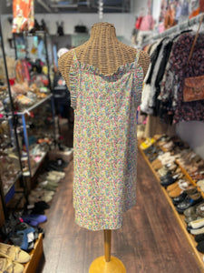 DOEN Green & Yellow Cotton Wildflowers NWT! Dress, Size M