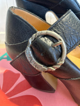 Load image into Gallery viewer, Fluevog Black Leather buckle Shoe, Size 7
