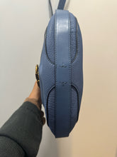Load image into Gallery viewer, Tory Burch Periwinkle Leather gold buckle crossbody Purse
