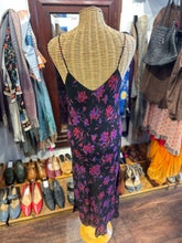 Load image into Gallery viewer, Rag &amp; Bone Black &amp; Red Blend Floral Spaghetti Straps Long Dress, Size 10
