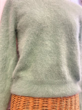 Load image into Gallery viewer, Bellerose mint Angora fuzzy Sweater
