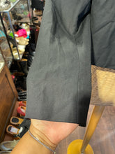 Load image into Gallery viewer, Saint Laurent Black Cotton Shoulder pads cropped Blazer, Size S
