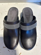 Load image into Gallery viewer, Brunello Cuccinelli Black Leather with detail clogs, Size 39.5  Gently Worn
