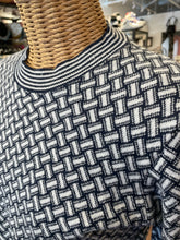 Load image into Gallery viewer, Drumohr navy &amp; white Cotton Blend stripes Crew Neck Sweater, Size S
