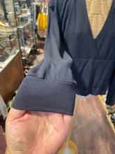 Load image into Gallery viewer, Majestic Filatures Black Viscose W/Hoodie &amp; pockets Top, Size 3=L
