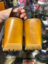 Load image into Gallery viewer, See By Chloe tan, &amp; black Leather Clog Sandal, Size 37
