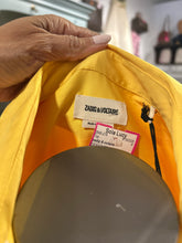 Load image into Gallery viewer, zadig &amp; voltaire Yellow Cotton Button up NWT Top, Current! Size S
