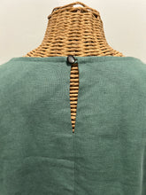 Load image into Gallery viewer, Megan Huntz Green Bell sleeve Top, Size L
