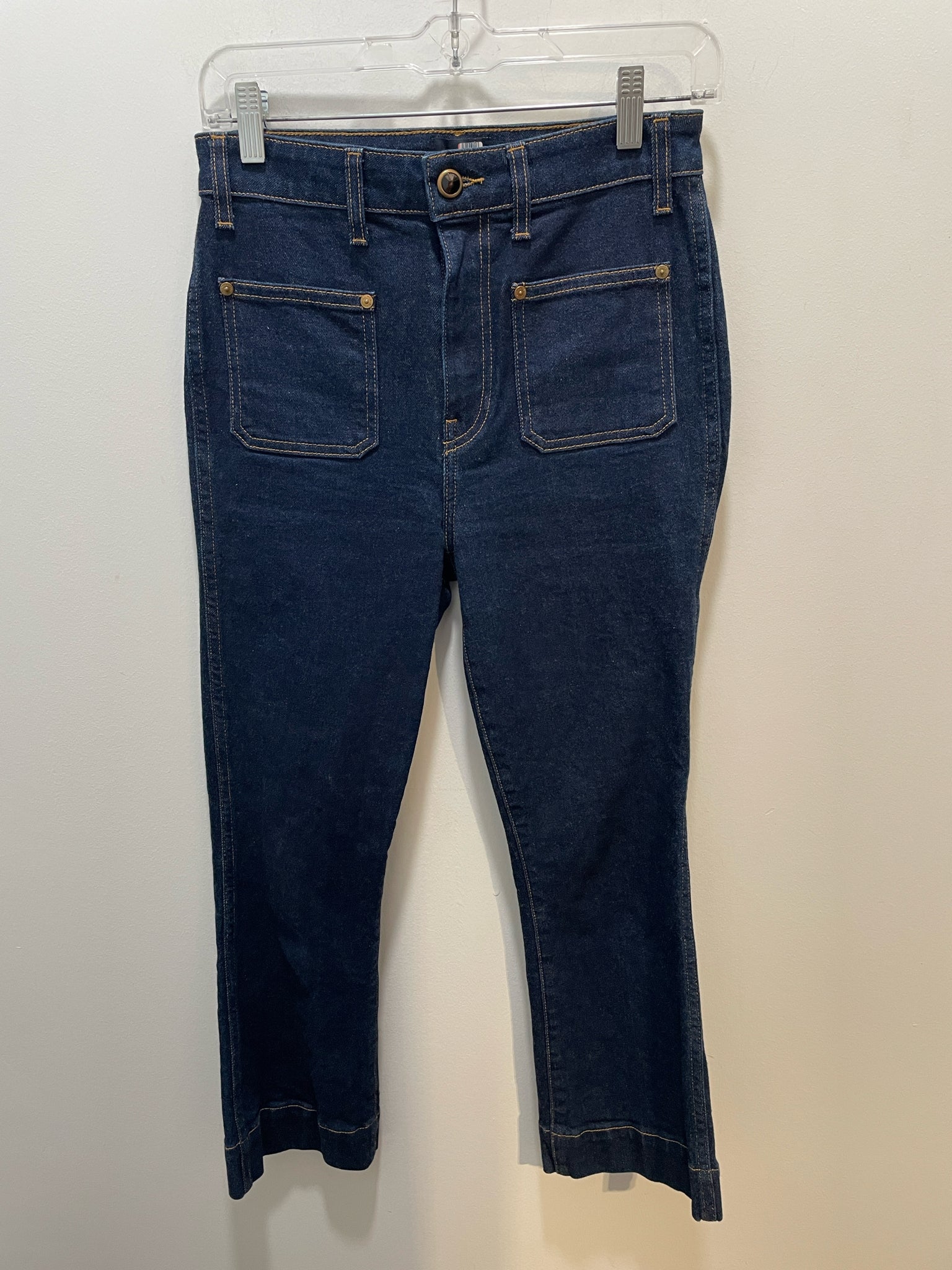 Khaite Blue Cotton front pocket Jeans, Size 27
