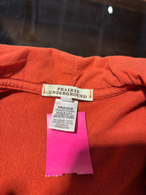 Load image into Gallery viewer, Prarie Underground Orange Organic Cotton zip up Hoodie Jacket
