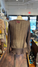 Load image into Gallery viewer, Erica Tanov Cocoa Cotton Woven half button Top
