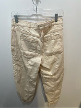 Load image into Gallery viewer, Ulla Johnson Ivory Cotton brown stitching multi buttons Pant, Size 6

