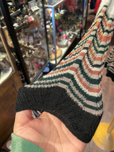 Load image into Gallery viewer, Missoni black &amp; multi Merino Wool Chevron Open front AS IS pulls Layering, Size 6 Top

