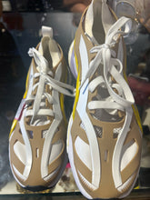 Load image into Gallery viewer, adidas x Stella McCartney white,yellow &amp; purple silicone Size 9 sneaker Shoe
