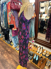 Load image into Gallery viewer, Rag &amp; Bone Black &amp; Red Blend Floral Spaghetti Straps Long Dress, Size 10
